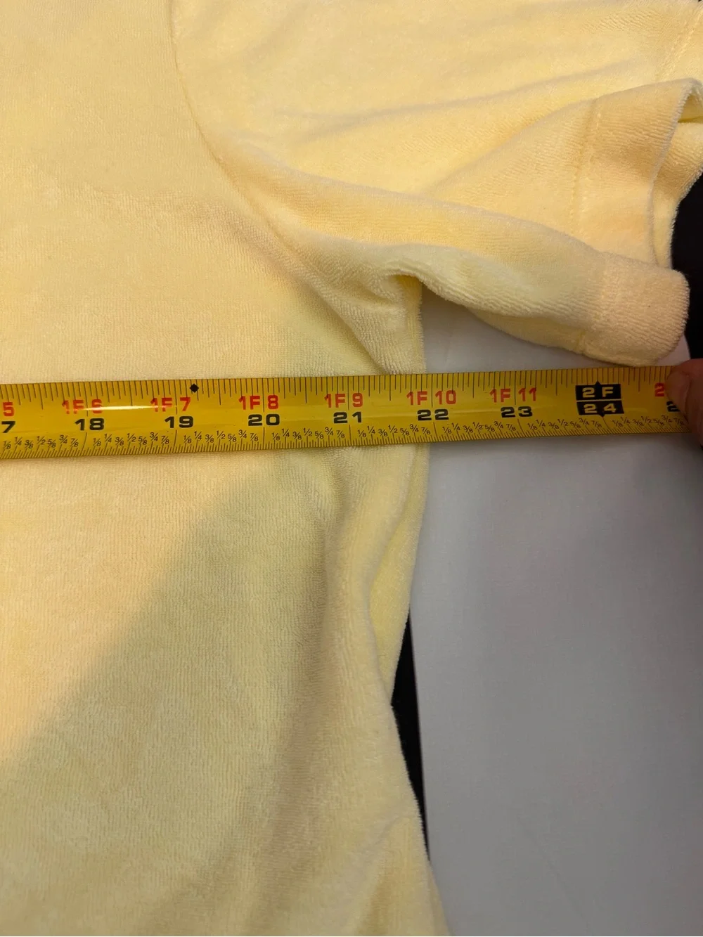 Nike Yellow Cropped Sweatshirt with Gold Swoosh